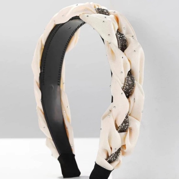 Rhinestone Braided Colorful Headbands - Picture 6 of 6